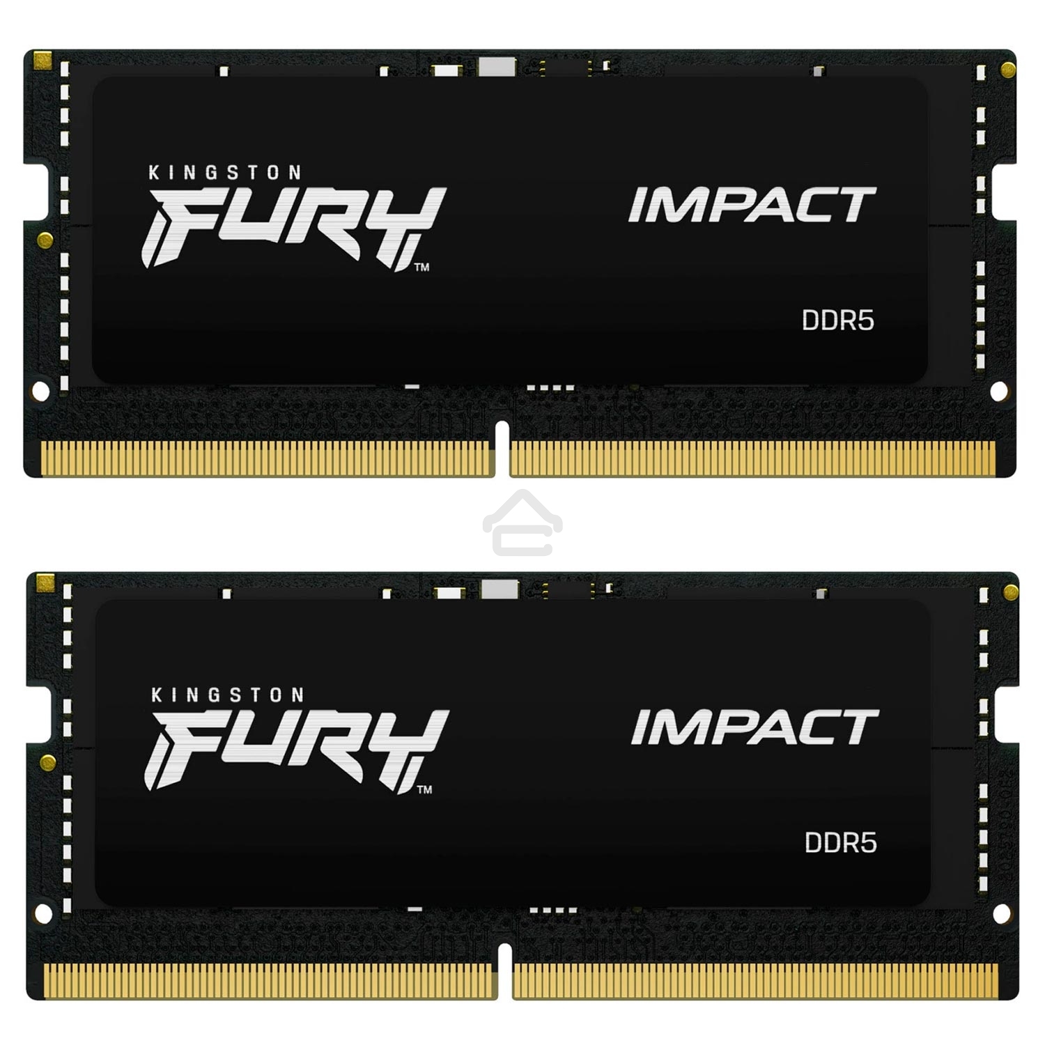 Оперативная память Kingston Fury Impact, DDR5, 32GB (2x16GB), 5600MHz, CL40, SO-DIMM