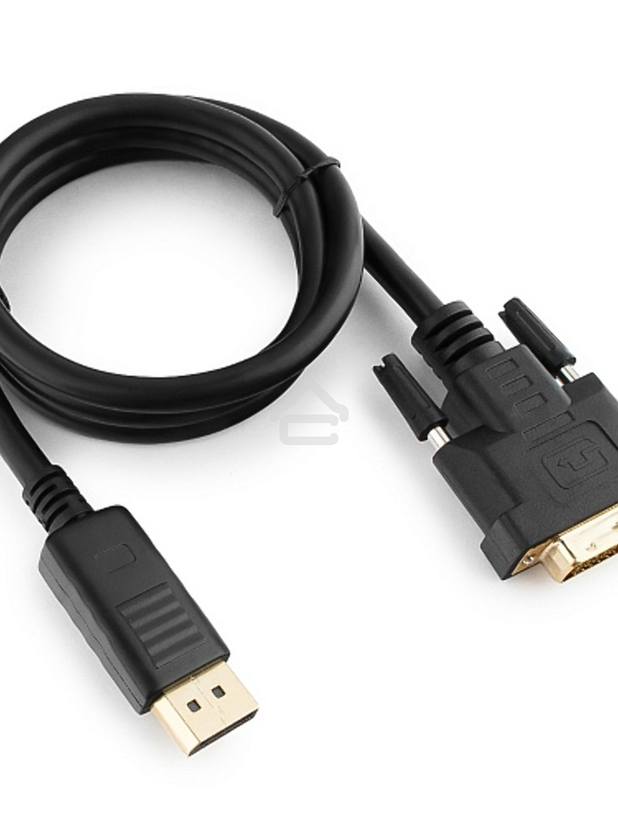 Кабель DisplayPort-DVI Gembird/Cablexpert 1м, 20M/19M, черный, экран, пакет(CC-DPM-DVIM-1M)