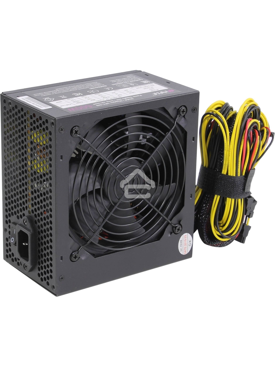 Блок питания HIPER HPA-600 BOX, 600Вт, 120мм, черный