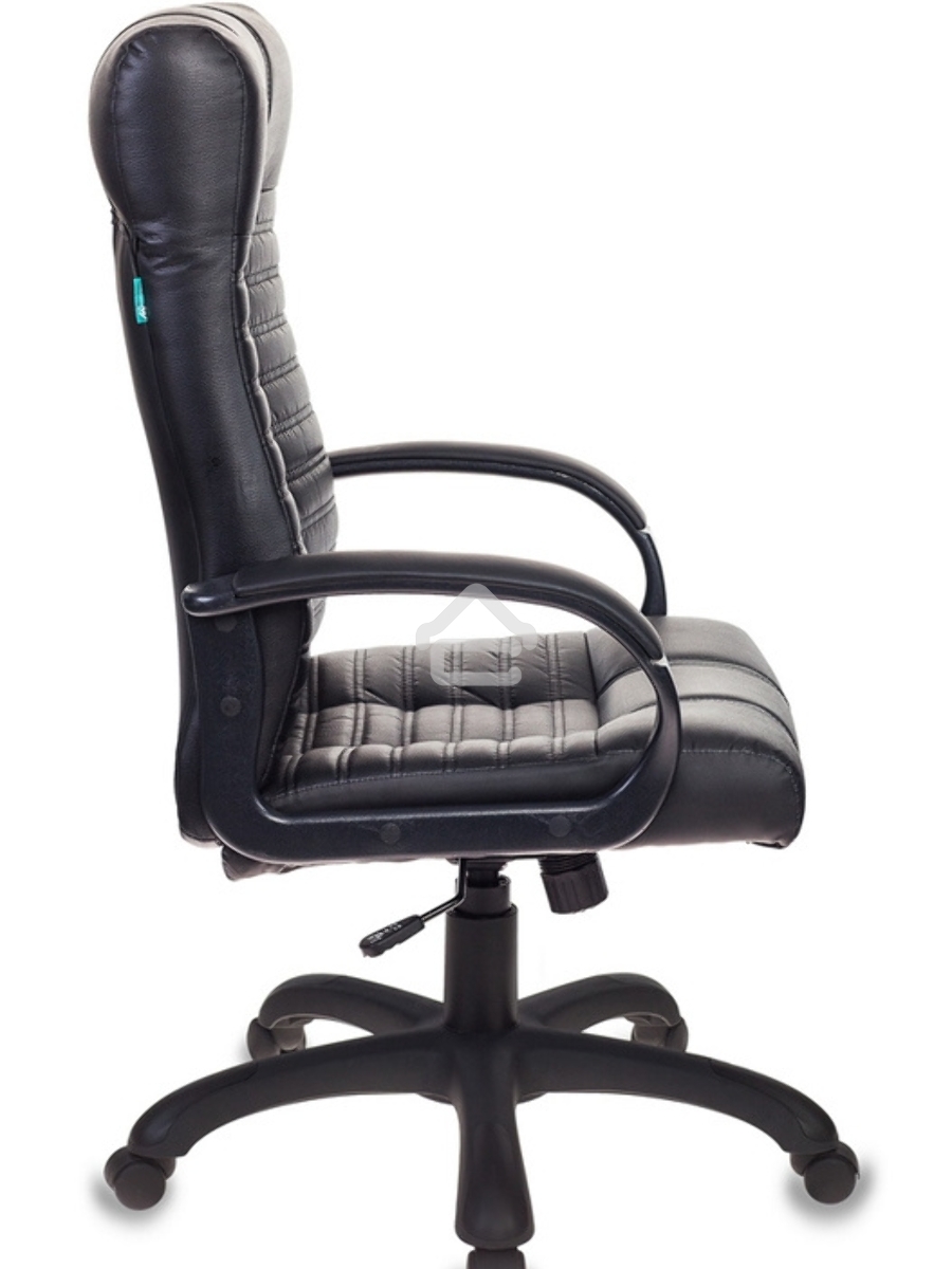 Кресло руководителя Бюрократ KB-10/BLACK черный, искусственная кожа