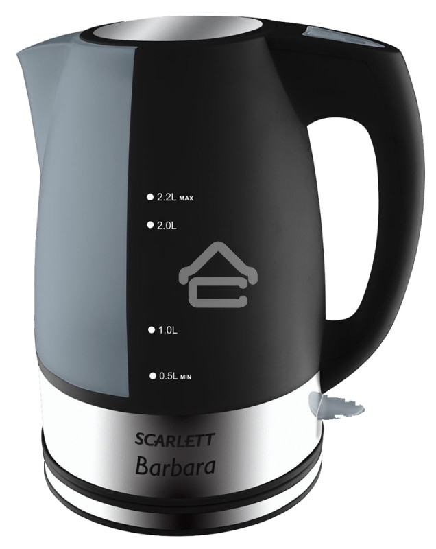 Чайник электрический Scarlett SC-1020 2.2л. 2200Вт черный (корпус: пластик)