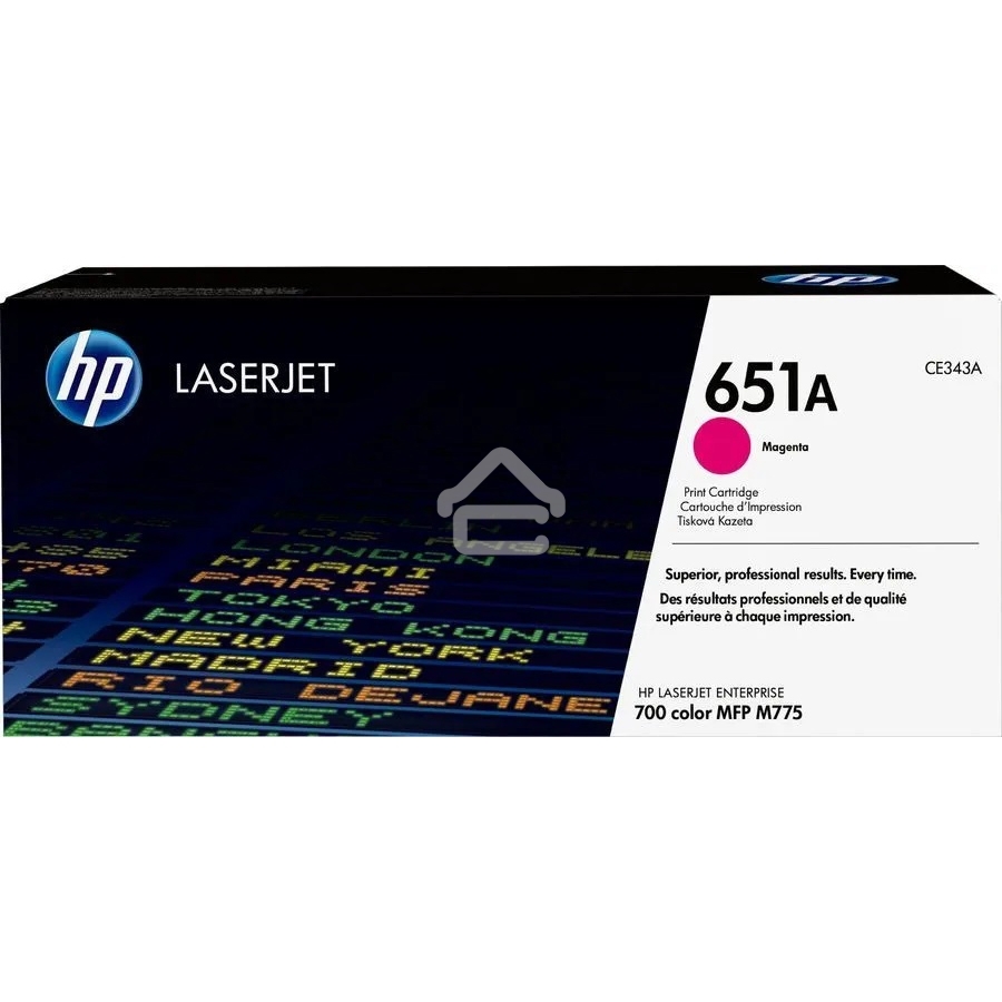 Картридж лазерный HP CE343A 651A пурпурный для LaserJet 700 Color MFP 775 16000 стр.