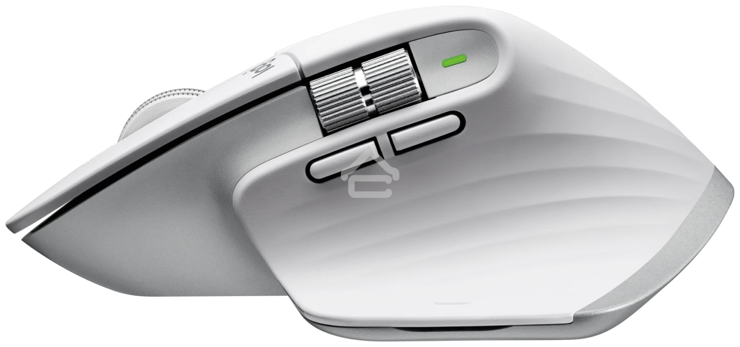 Мышь беспроводная Logitech MX Master 3s светло-серый, 8000 dpi, радиоканал, Bluetooth, USB, кнопки - 7