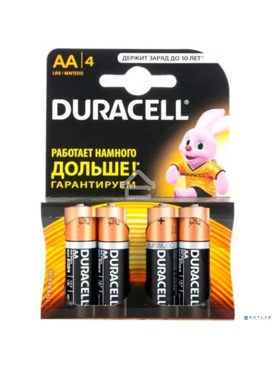 Батарея Duracell Basic CN LR6-4BL AA (4шт)