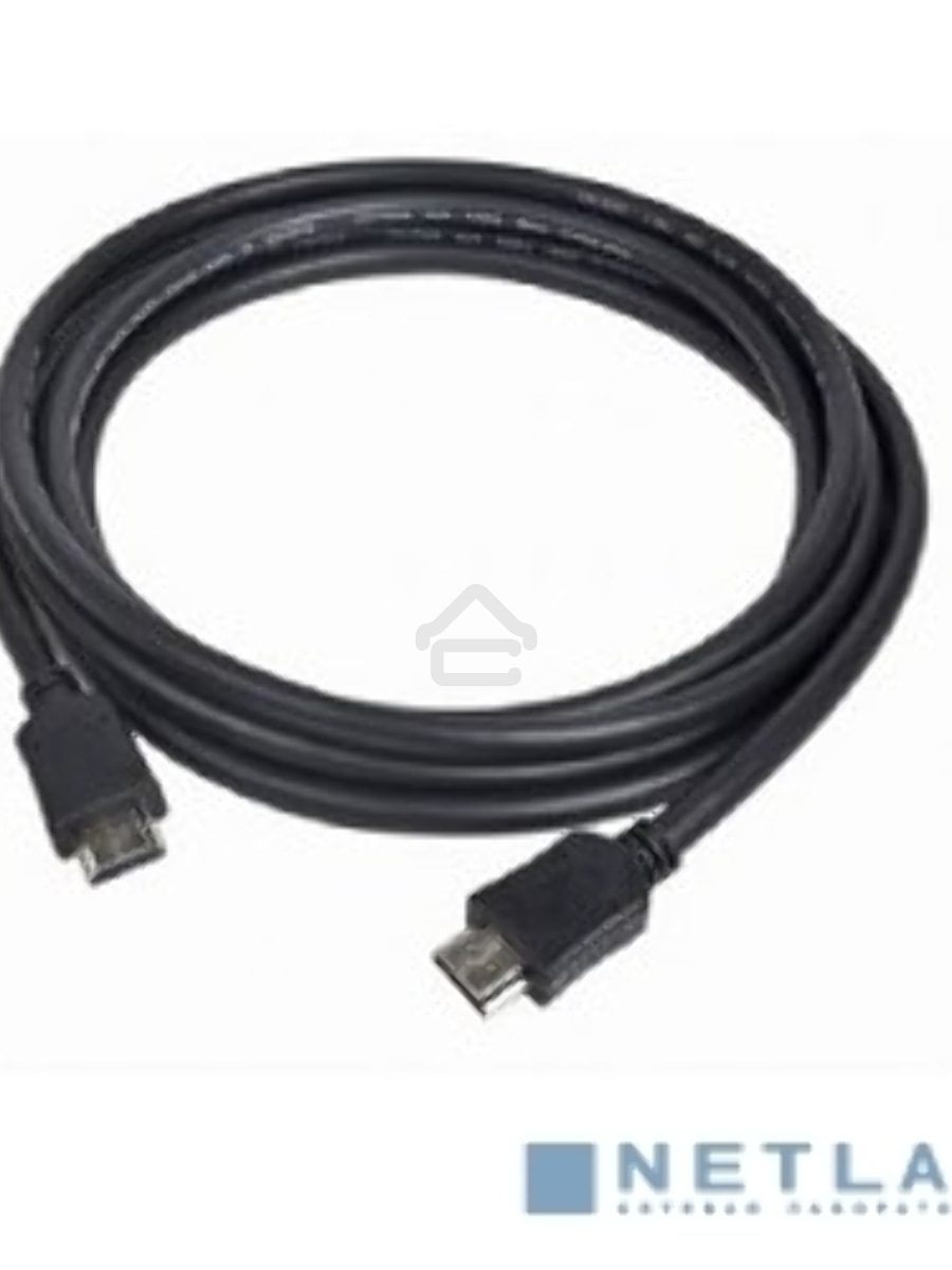 Кабель Cablexpert HDMI CC-HDMI4-30M, 19M/19M, v1.4, медь, позол.разъемы, экран, усилитель сигнала, 30м, черный, пакет