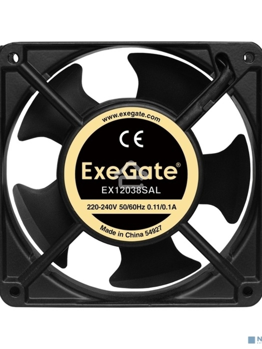 Вентилятор для корпуса ExeGate EX12038SAL черный, 120 мм, 2600 об/мин, 41 дБ
