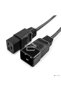 Кабель питания для UPC Gembird/Cablexpert, 1.5м, С19 - C20, 16А, черный, с заземлением(PC-189-C19)