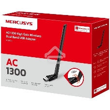 Mercusys MA30H AC1300 Двухдиапазонный Wi-Fi USB-адаптер высокого усиления