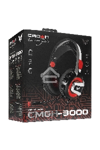 Гарнитура игровая Crown CMGH-3000 черный/красный