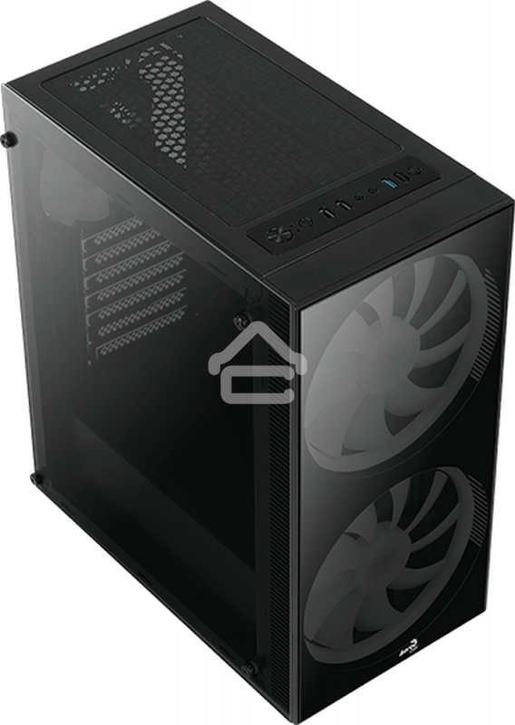 Компьютерный корпус Aerocool / Formula Python (3xUSB, 2xAudio, 0.5 мм,2x200 мм FAN, прозрачная стенка-закаленное стекло, ATX, без БП)