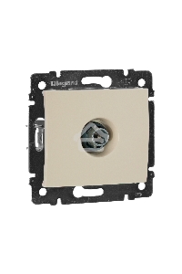 Телевизионная розетка Legrand Valena 774330, оконечная, крем, 10 дБ