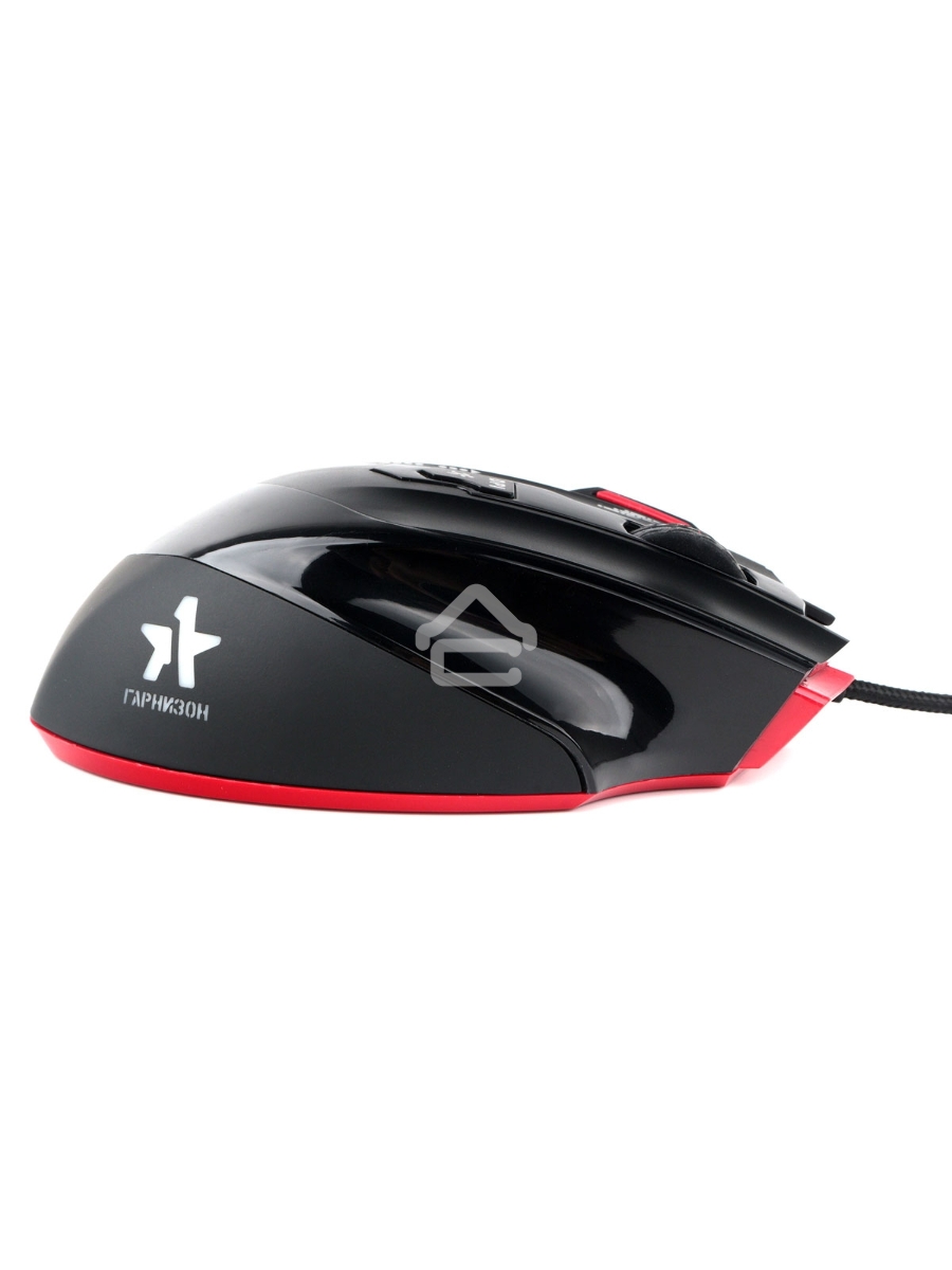 Мышь проводная Гарнизон GM-790G черный, 3200 dpi, USB, кнопки - 7