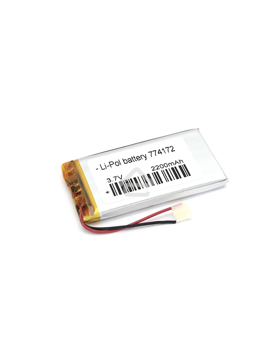 Аккумулятор Li-Pol (батарея) 7.7*41*72мм 2pin 3.7V/2200mAh