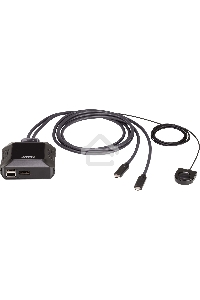 Переключатель ATEN 2-Port USB-C 4K DisplayPort Cable KVM Switch