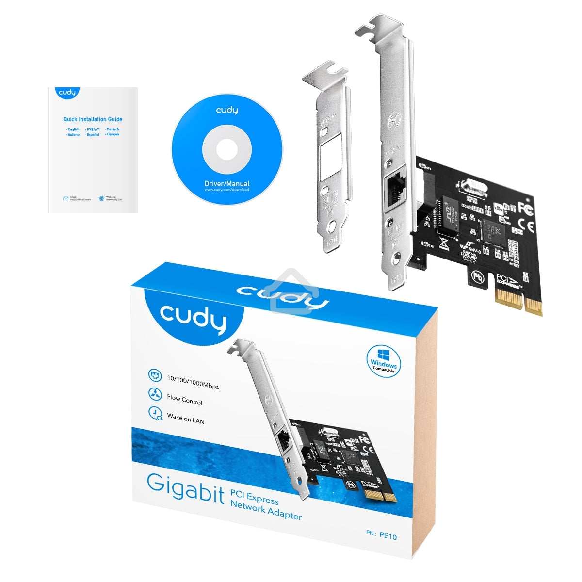 Сетевой адаптер CUDY PCI Express Cudy PE10 PCI Express