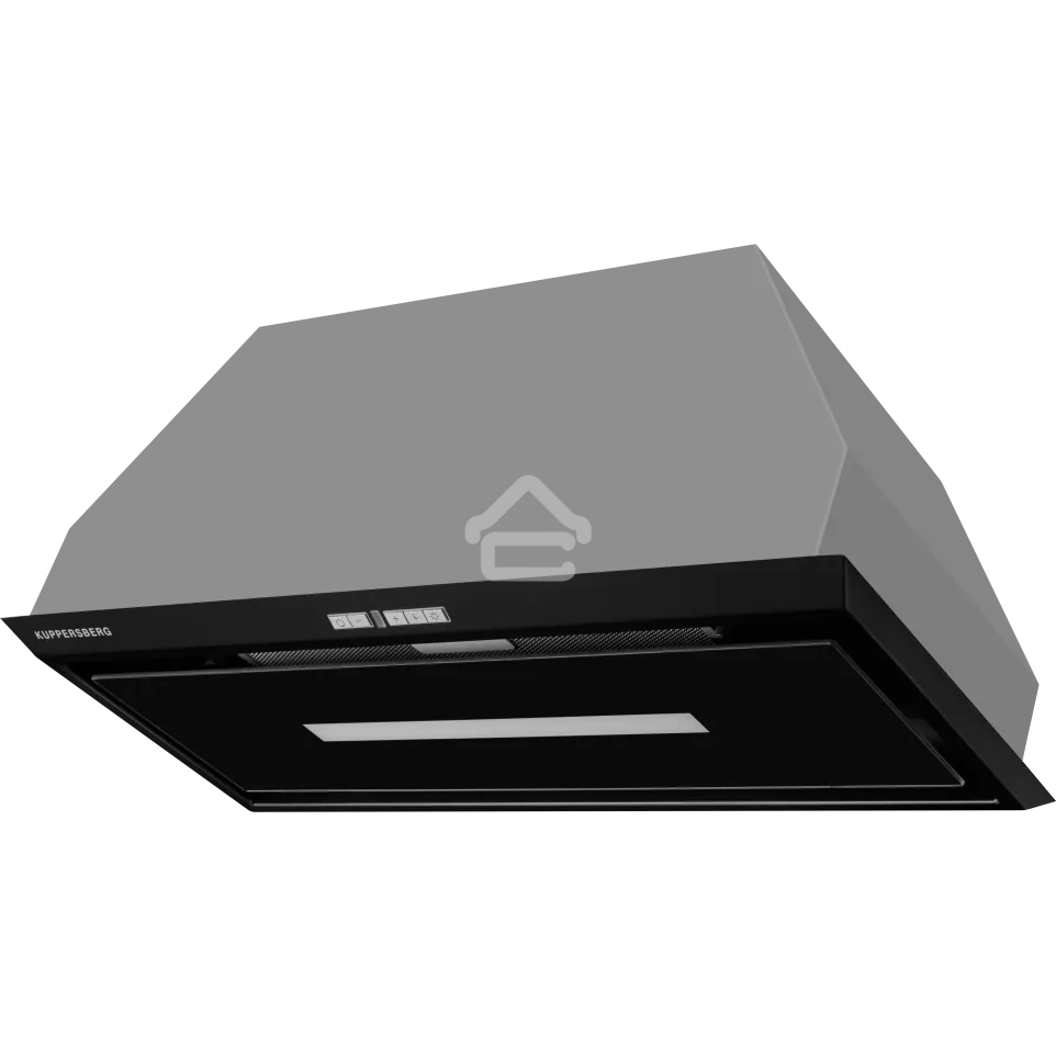 Вытяжка встраиваемая Kuppersberg Intro 70 черный, 70 см, 1000 куб. м/ч, 43 дБ