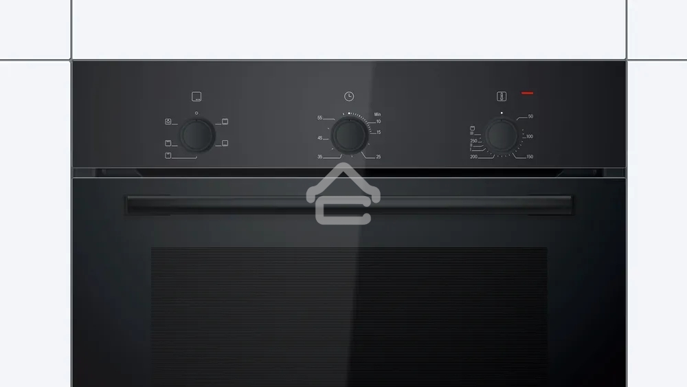 Духовой шкаф Bosch HBF011BA1T Serie 2, черный, класс энергоэффективности А, 4 режима,71 литр, сделано в Турции