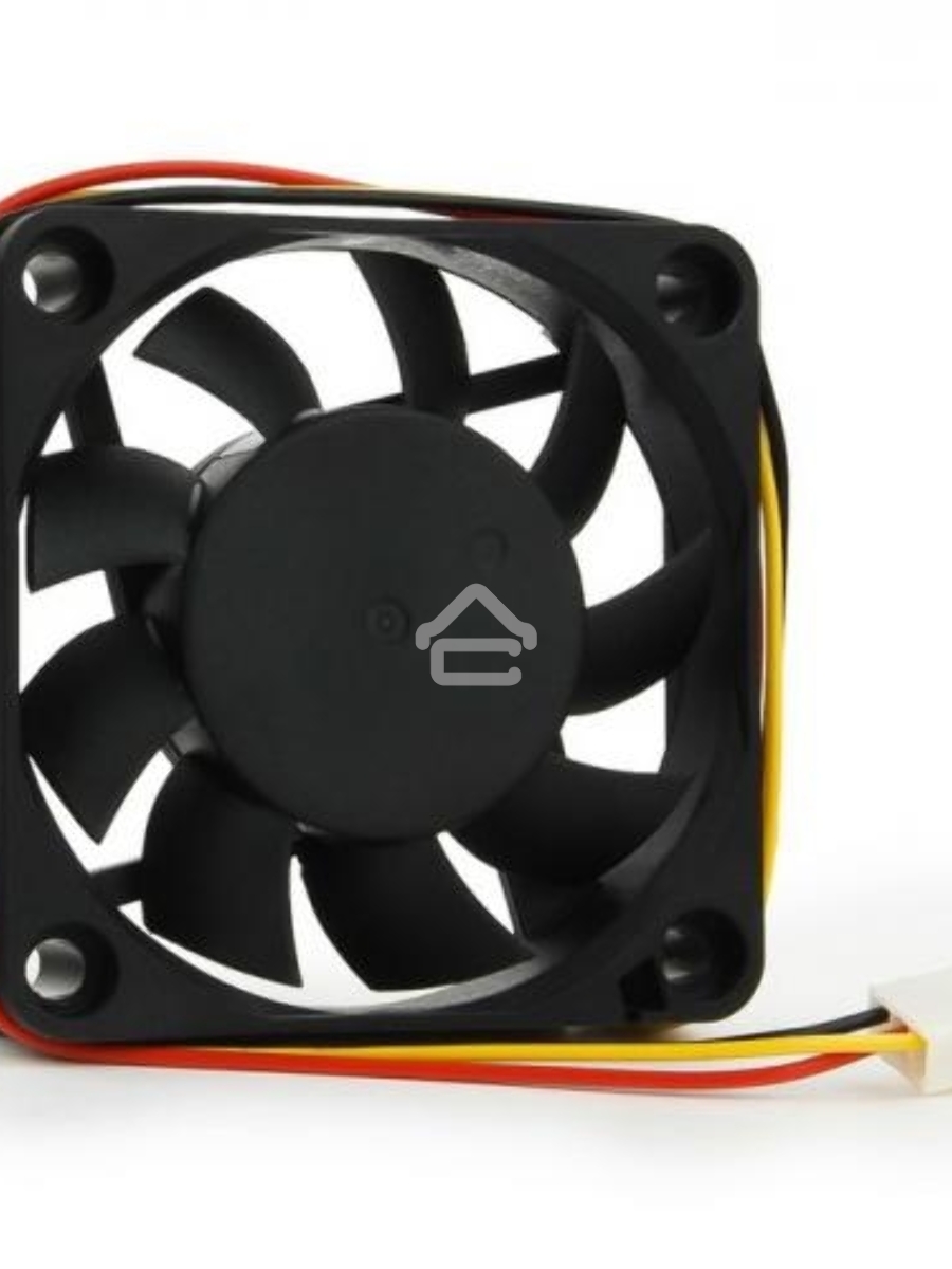 Вентилятор для корпуса Gembird D6015SM-3 черный, 60 мм, 4000 об/мин, 25 дБ, 3 pin