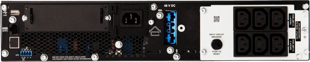 Источник бесперебойного питания APC Smart-UPS SRT SRT1500RMXLI 1500Вт 1500ВА черный