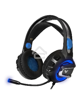 Гарнитура игровая Crown CMGH-3001 черный/синий