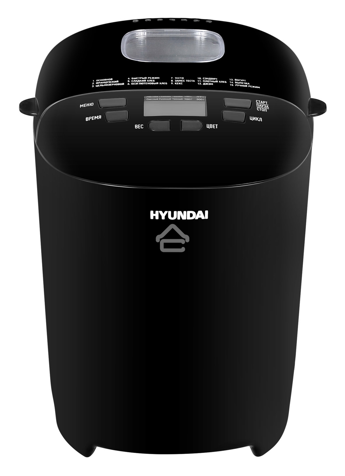 Хлебопечка Hyundai HYBM-P0513 550 Вт, черный