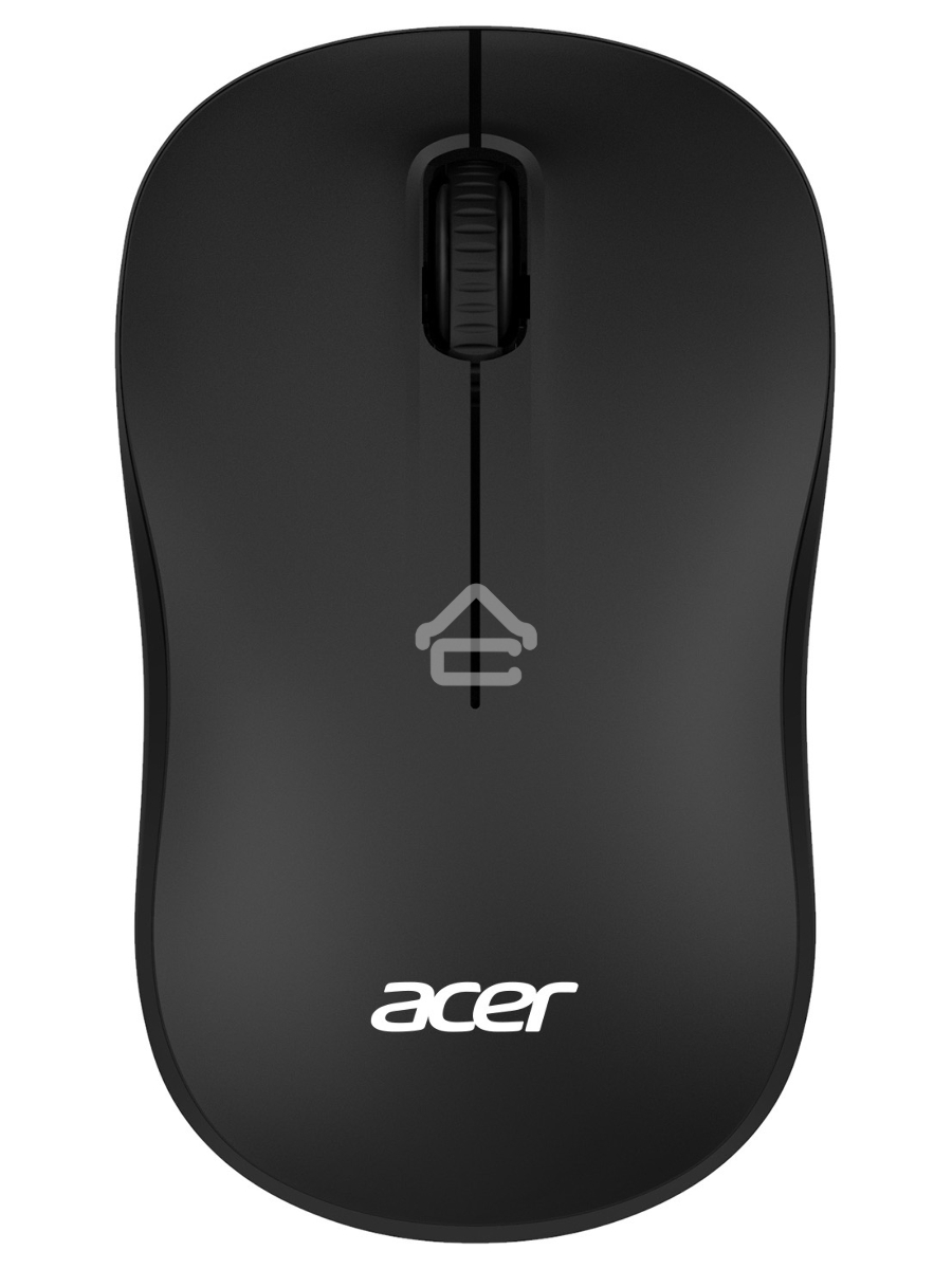 Мышь беспроводная Acer OMR160 черный, 1200 dpi, радиоканал, USB, кнопки - 3