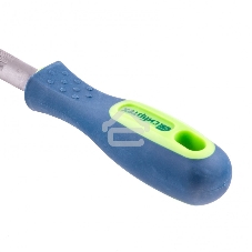 Напильник Сибртех 200 мм, полукруглый, двухкомпонентная рукоятка, №2