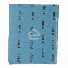 Шлифлист Matrix на тканевой основе, P 100, 230 х 280 мм, 10 шт., водостойкий