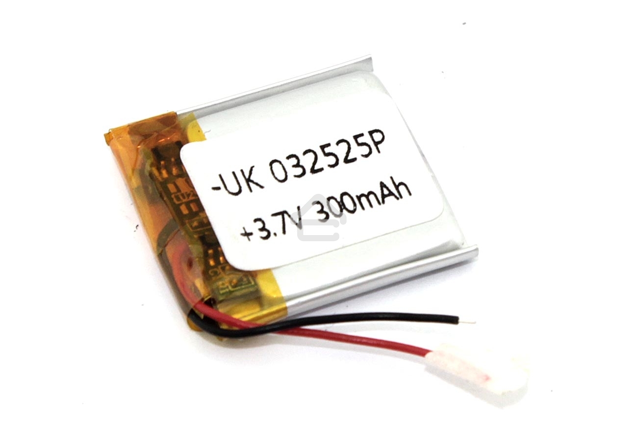 Аккумулятор Li-Pol (батарея) 3x25x25мм 2pin 3.7V/300mAh