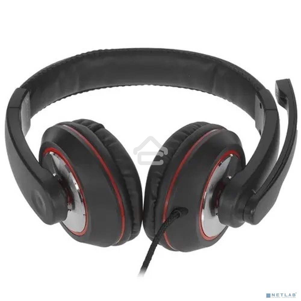 Гарнитура Oklick HS-L390G DRAGON black/red 1.8m (JD-728S)