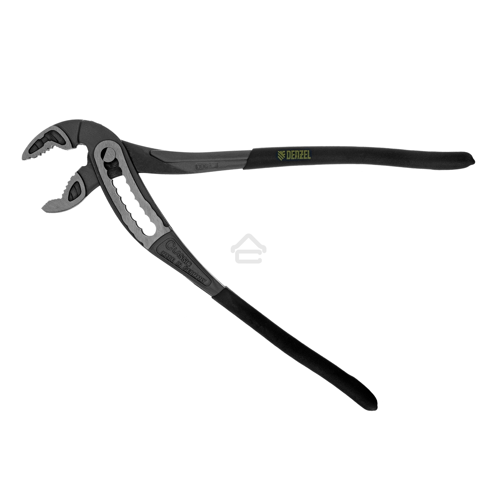 Клещи переставные Denzel обливные рукоятки, 300 мм