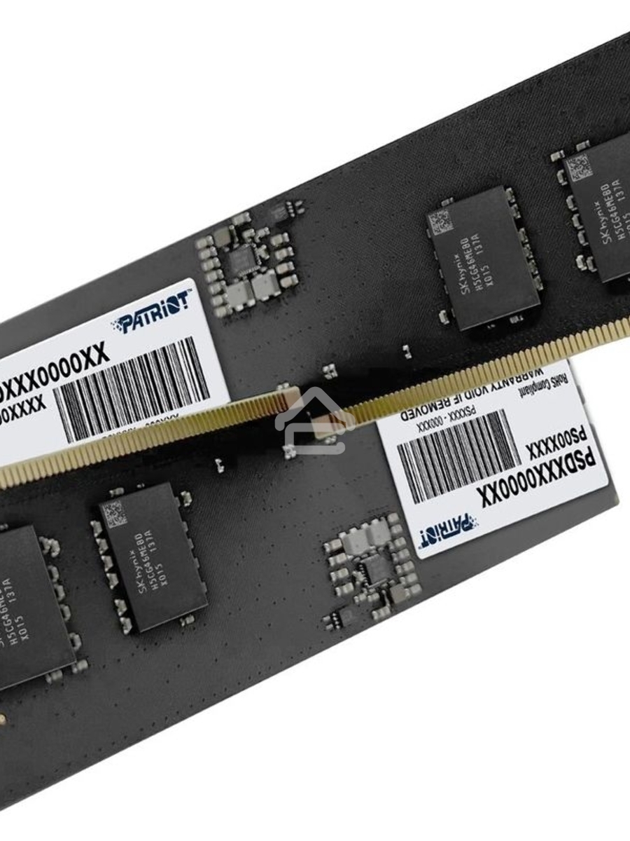 Оперативная память Patriot Signature, DDR5, 16GB (2x8 GB), 4800 MHz, CL40, DIMM