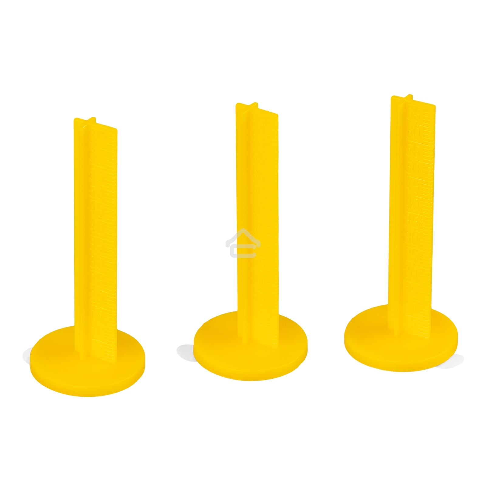 Маяки реперные для наливных полов Сибртех 50шт. с клеевым слоем