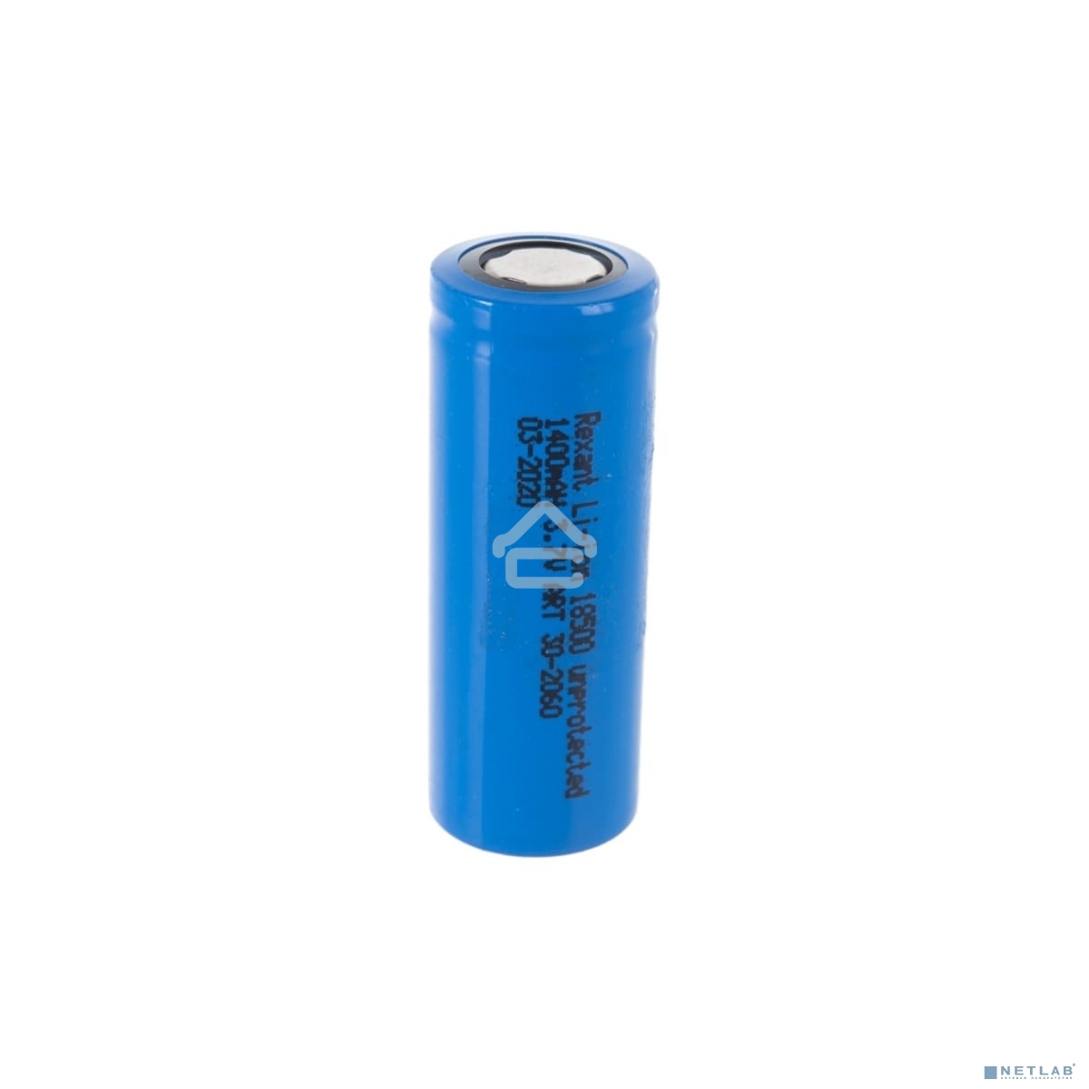 Аккумулятор Li-ion 18500 unprotected 1400 mAH 3.7 В Rexant