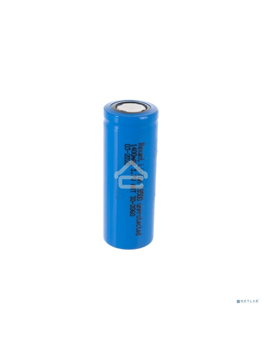 Аккумулятор Li-ion 18500 unprotected 1400 mAH 3.7 В Rexant