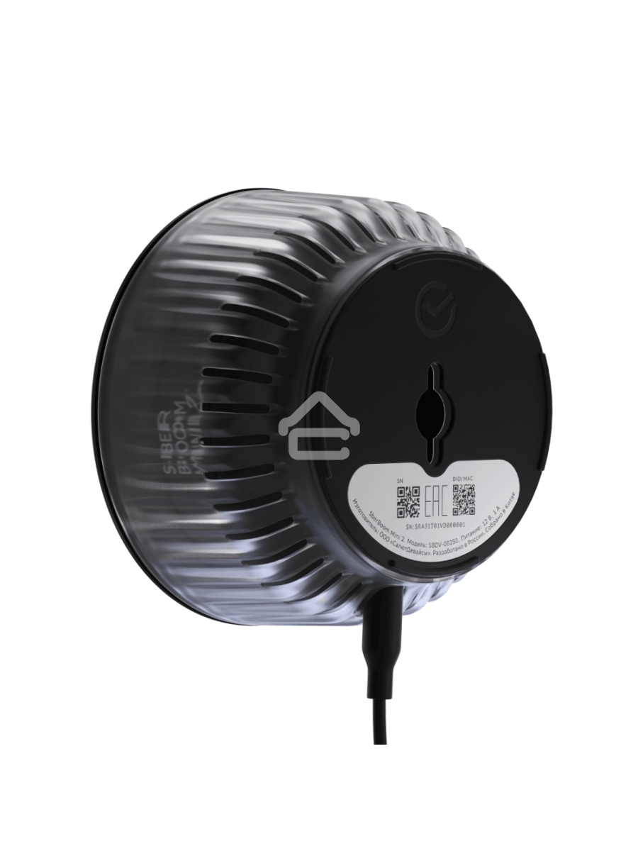 Умная колонка Sber Boom Mini 2 SBDV-00250A Салют черный 5W Mono BT/Wi-Fi