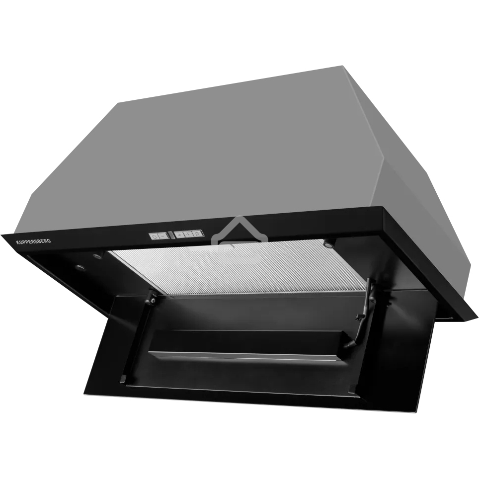 Вытяжка встраиваемая Kuppersberg Intro 70 черный, 70 см, 1000 куб. м/ч, 43 дБ