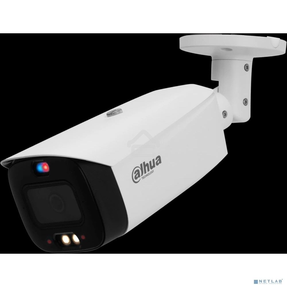 Уличная цилиндрическая IP-видеокамера TiOC Dahua DH-IPC-HFW3849T1P-AS-PV-0360B-S5 с ИИ и активным сдерживанием 8Мп, 1/2.7” CMOS, объектив 3.6мм, видеоаналитика, ИК 30м, LED 30м, IP67