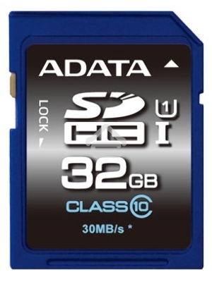 Флеш карта SDHC 32Gb Class10 AData ASDH32GUICL10-R Ultra speed 