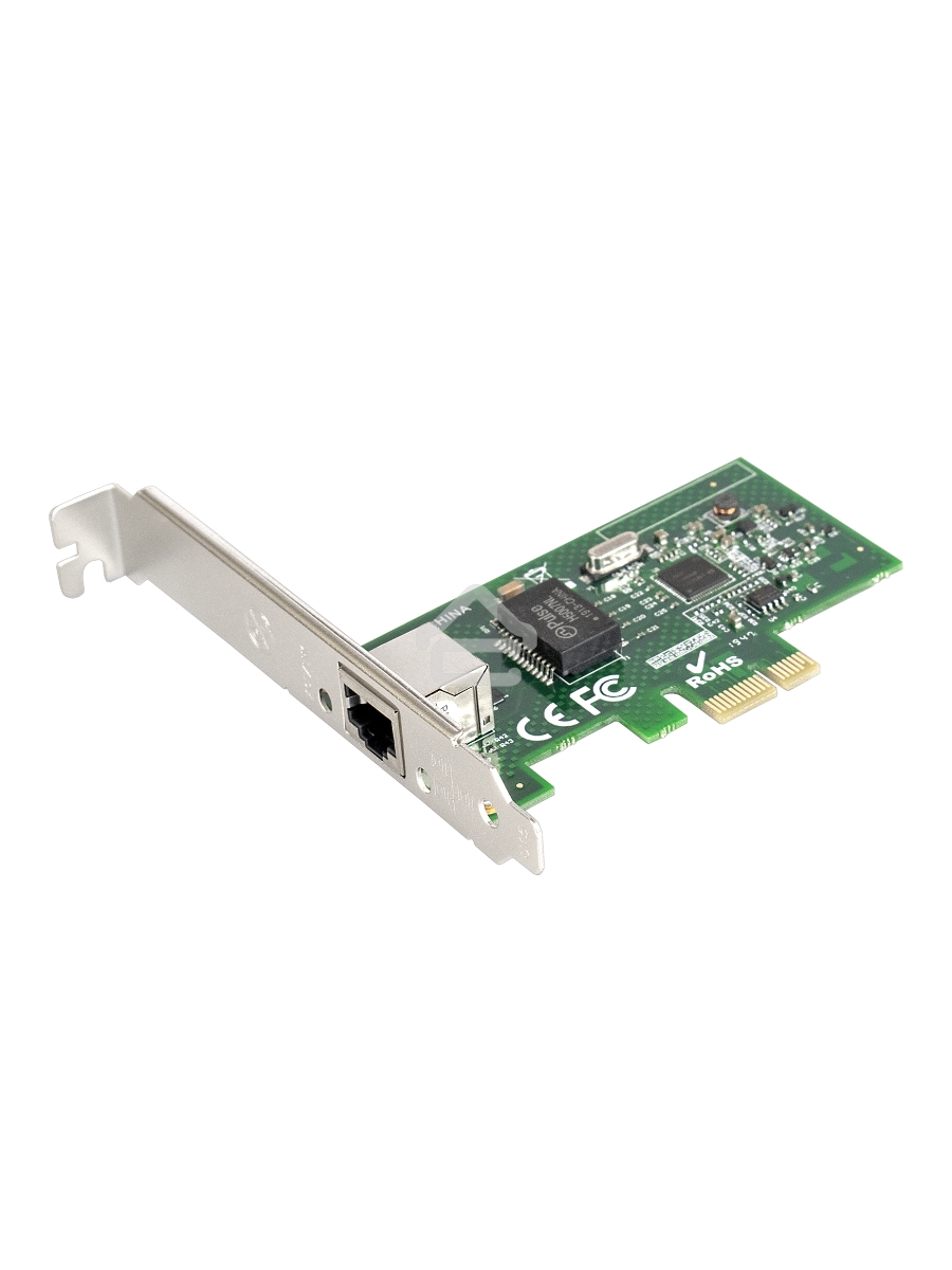 Сетевой адаптер ExeGate EXE-i210AT PCI Express 2.0 10/100/1000Mbps 1xRJ-45 (Copper) Intel WGI210AT