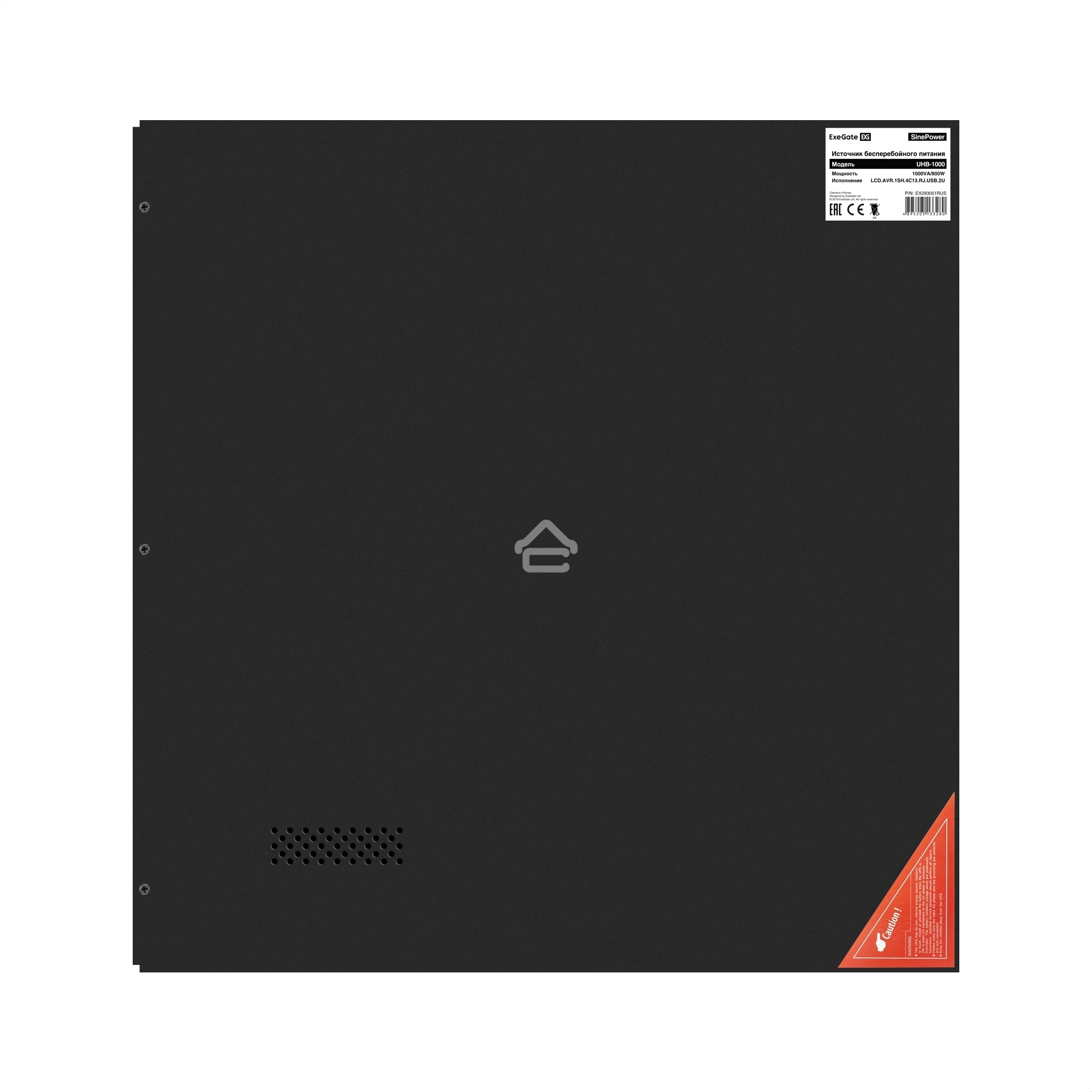 Источник бесперебойного питания Pure Sine Wave ExeGate SinePower UHB-1000.LCD.AVR.1SH.4C13.RJ.USB.2U <1000VA/800W, LCD, AVR, 1*Schuko+4*C13, RJ45/11, USB, Rackmount 2U/Tower, металлический корпус, Black>