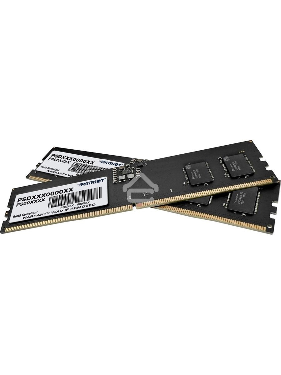 Оперативная память Patriot Signature, DDR5, 16GB (2x8 GB), 4800 MHz, CL40, DIMM