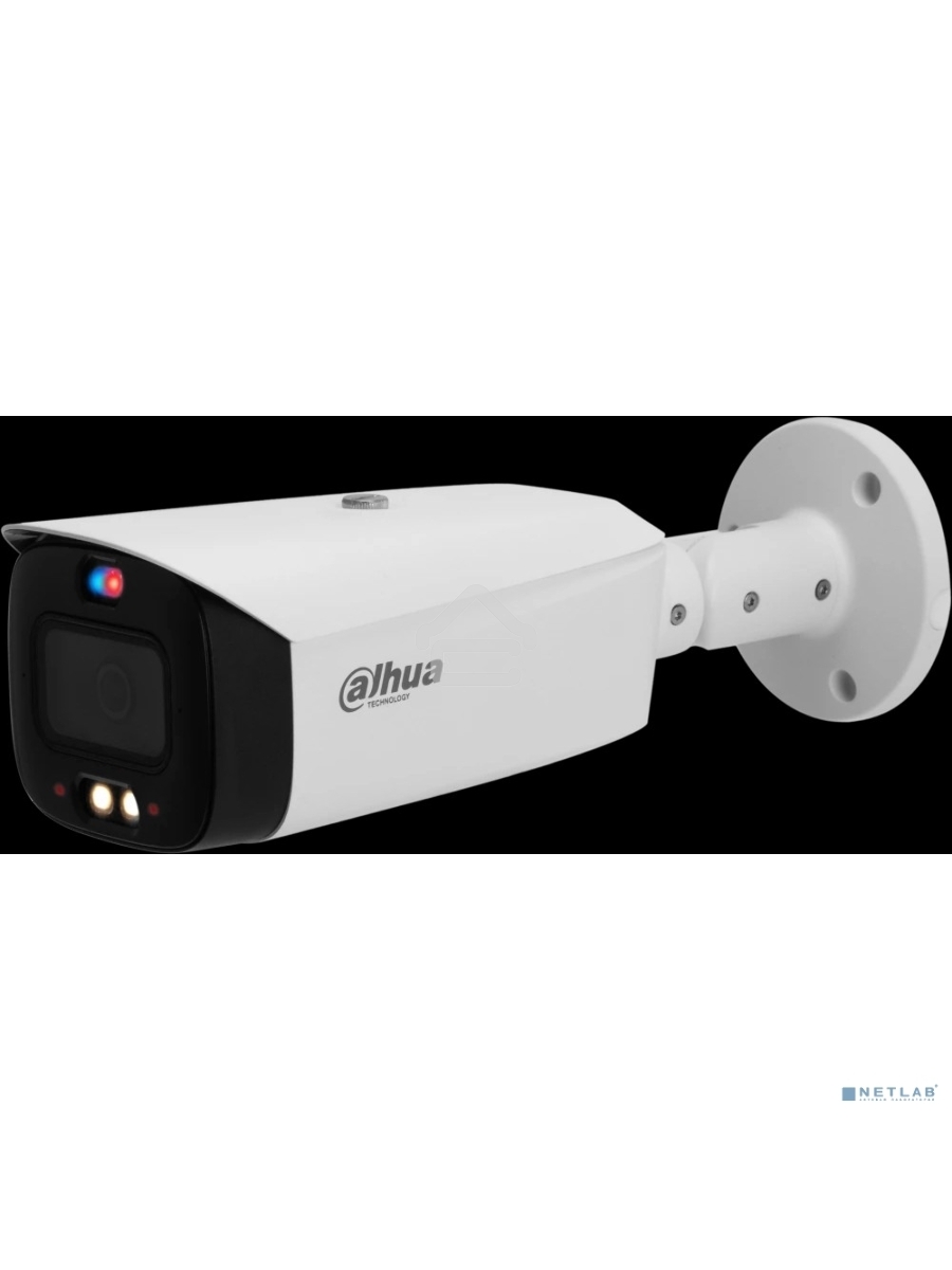 Уличная цилиндрическая IP-видеокамера TiOC DAHUA DH-IPC-HFW3849T1P-AS-PV-0360B-S5 с ИИ и активным сдерживанием 8Мп, 1/2.7” CMOS, объектив 3.6мм, видеоаналитика, ИК 30м, LED 30м, IP67
