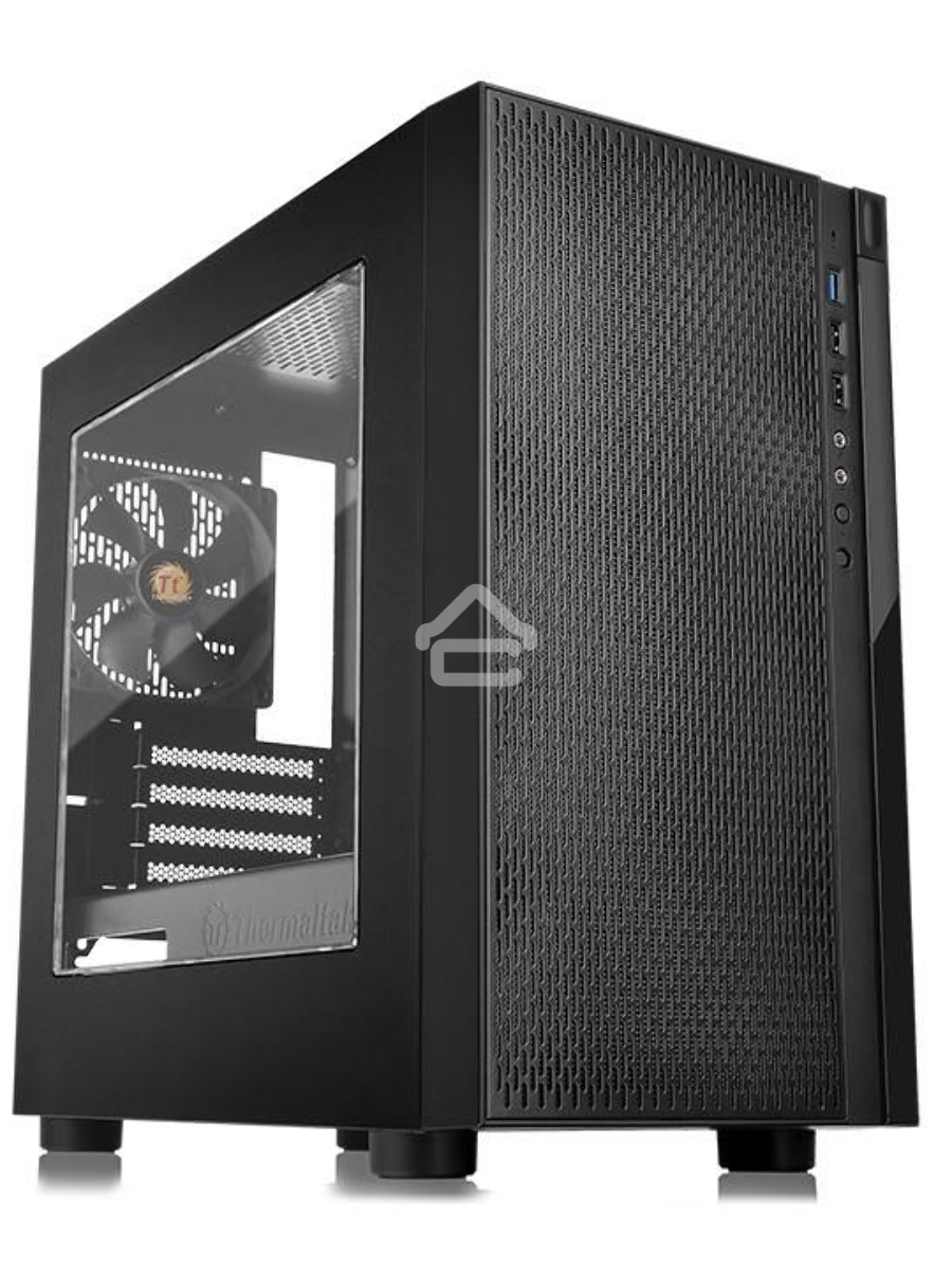 Компьютерный корпус Thermaltake Versa H18 Window черный без БП mATX 2xUSB2.0 1xUSB3.0 audio bott PSU