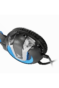 Гарнитура игровая Crown CMGH-3001 черный/синий