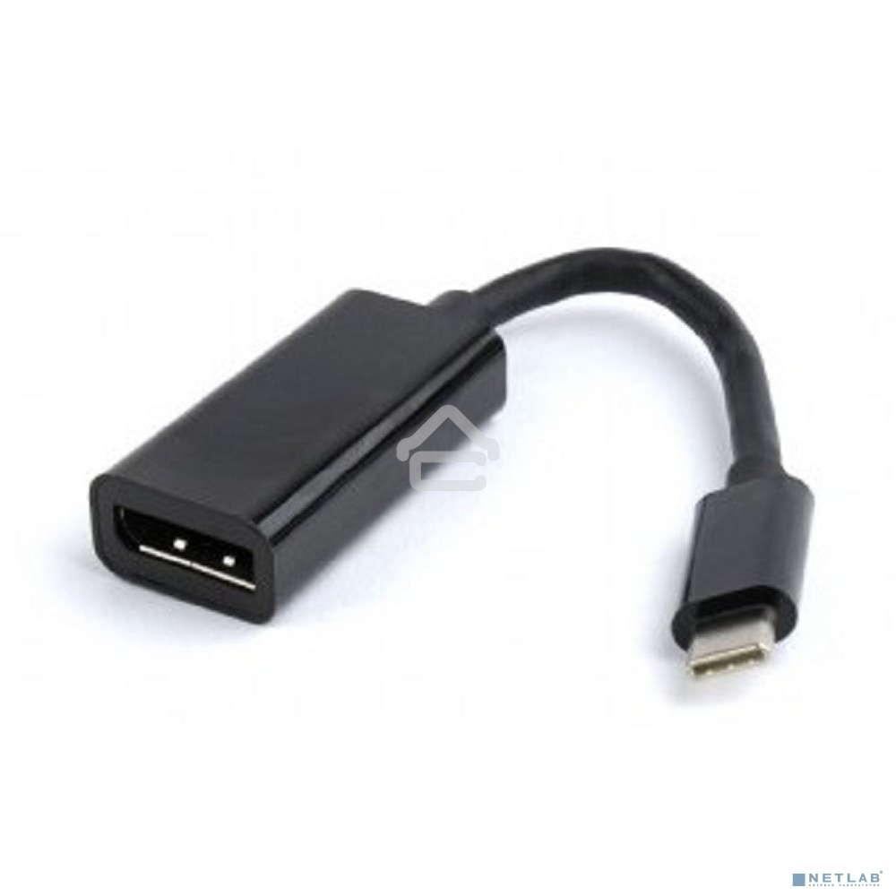 Переходник Cablexpert USB Type-C/DisplayPort, 15 см, пакет (A-CM-DPF-01)