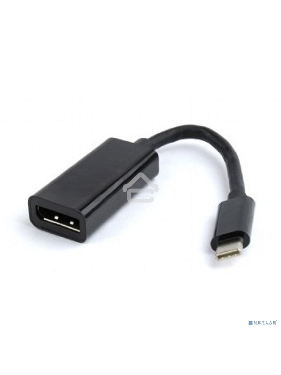 Переходник Cablexpert USB Type-C/DisplayPort, 15см, пакет (A-CM-DPF-01)