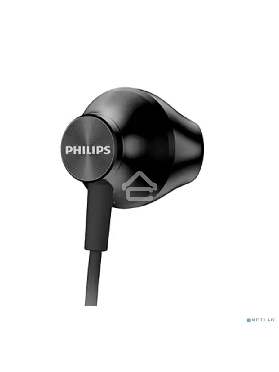 Наушники вкладыши Philips TAUE100BK/00 1.2м черный проводные в ушной раковине