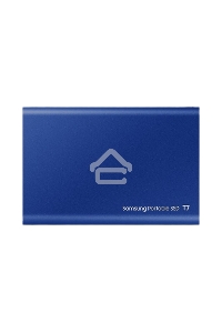 Твердотельный накопитель Samsung SSD 2TB T7, USB Type-C, R/W 1000/1050MB/s, Blue