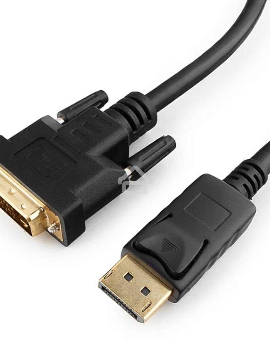 Кабель DisplayPort-DVI Gembird/Cablexpert 1м, 20M/19M, черный, экран, пакет(CC-DPM-DVIM-1M)